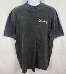 Under Dog Jason Kelce Black Acid Wash T-Shirt Men’s Size XL Excellent