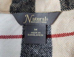 Naturals Reflections – Safari Plaid Fireside Flannel Shirt – Size Unisex Medium