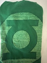 DC Comics Green Lantern Men’s XL Logo T-Shirt Kelly Green Distressed Graphic