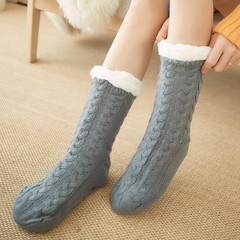 Mens Fuzzy Slipper Socks Winter Cozy Fluffy Cabin Warm Soft Fleece Lining Thi…