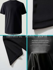 Minimalist Mountain Reflection Graphic T-Shirt Outdoor Nature Scenic Tee