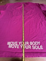 Nike World Tour T-Shirt XL Pink City List Beaverton Oregon Move Your Body Sole