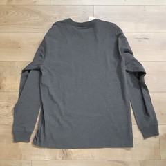 Carhartt Mens Grey Medium Loose Fit Long Sleeve Heavyweight Pocket T-Shirt New