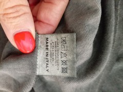 Giorgio Brato Men’s T-Shirt Size XL Dark Grey Cotton Viscose