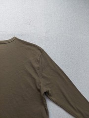 Old Navy Men Shirt XXL Khaki Crew Neck Long Sleeve Pullover Casual Thermal Tee