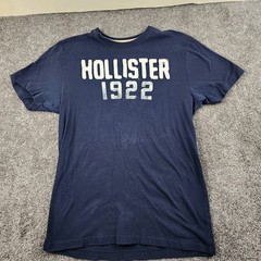 Y2K Hollister Shirt Adult Large Dark Blue Casual Unisex Preppy Beach
