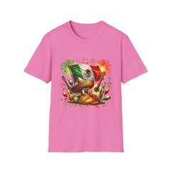 Mexican Fiesta T-Shirt, Colorful Tequila and Guitar Shirt, Perfect for 5 de Mayo