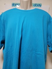 Mens New Bella + Canvas T Shirt Aqua Blue Size XL Strong