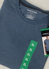 KENNETH COLE Men’s Organic Cotton Blend Crewneck T-Shirt XL BLUE Comfort Stretch