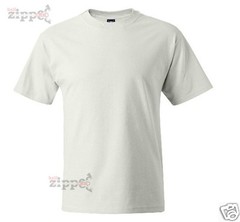 * 6 Pack * Hanes Beefy T Shirts WHITE 5180 S-5XL Wholesale Pricing!