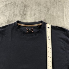 Left Coast Tee Shirt Mens XL Blue Pima Cotton Soft Crew Neck Solid Tee