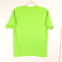 T Shirt Mens L Lime Green Short Sleeve Crew Neck Streetwear Adults Gen Z Humor