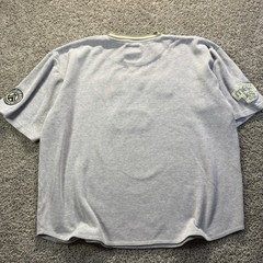Vintage Y2K Mecca Marley Oversized Grey Knit Shirt Sz XL