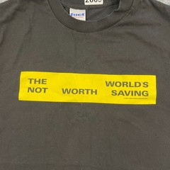 Y2K FUCT The Worlds Not Worth Saving Skater Shirt Small 17×24 Skatewear