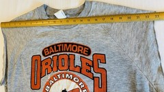 True Vintage 1970’s Baltimore Orioles MLB Baseball T Shirt Size XL Made In USA