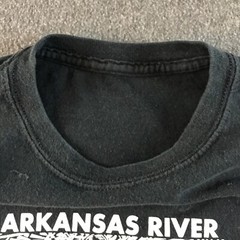 Arkansas River Blues Society Shirt Mens Small Black Markham Street Grill #5250