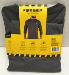 Firm Grip, Long Sleeved Pocket T-Shirt, Men’s Medium, Gray, Tagless, Active Fit