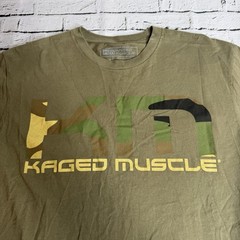 Kaged Muscle Gym Supplements Graphic Shirt Mens Medium Camouflage Tee
