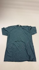American Apparel Shirt Mens Medium Blue 50/50 Short Sleeve Crewneck Made USA