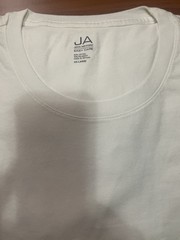 JA John Ashford Men’s Soft Jersey Short Sleeve Crew-Neck T-Shirt White Size XXL