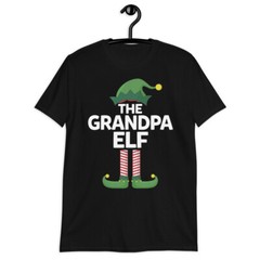 THE GRANDPA ELF Unisex Shirt Family Funny Christmas Holiday Elves Matching XMas