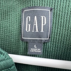 Gap Green Waffle Knit Long Sleeve Henley Thermal Shirt Mens Size Large