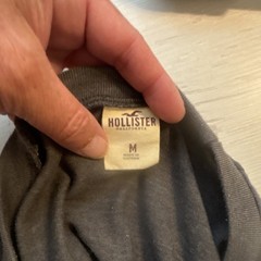 Hollister Men’s Gray Graphic Print Crew Neck Short Sleeve T-Shirt Size M