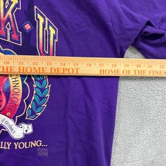 Vintage 1993 Rock U T Shirt Mens Large Fruit of the Loom Single Stitch Guitar Mu