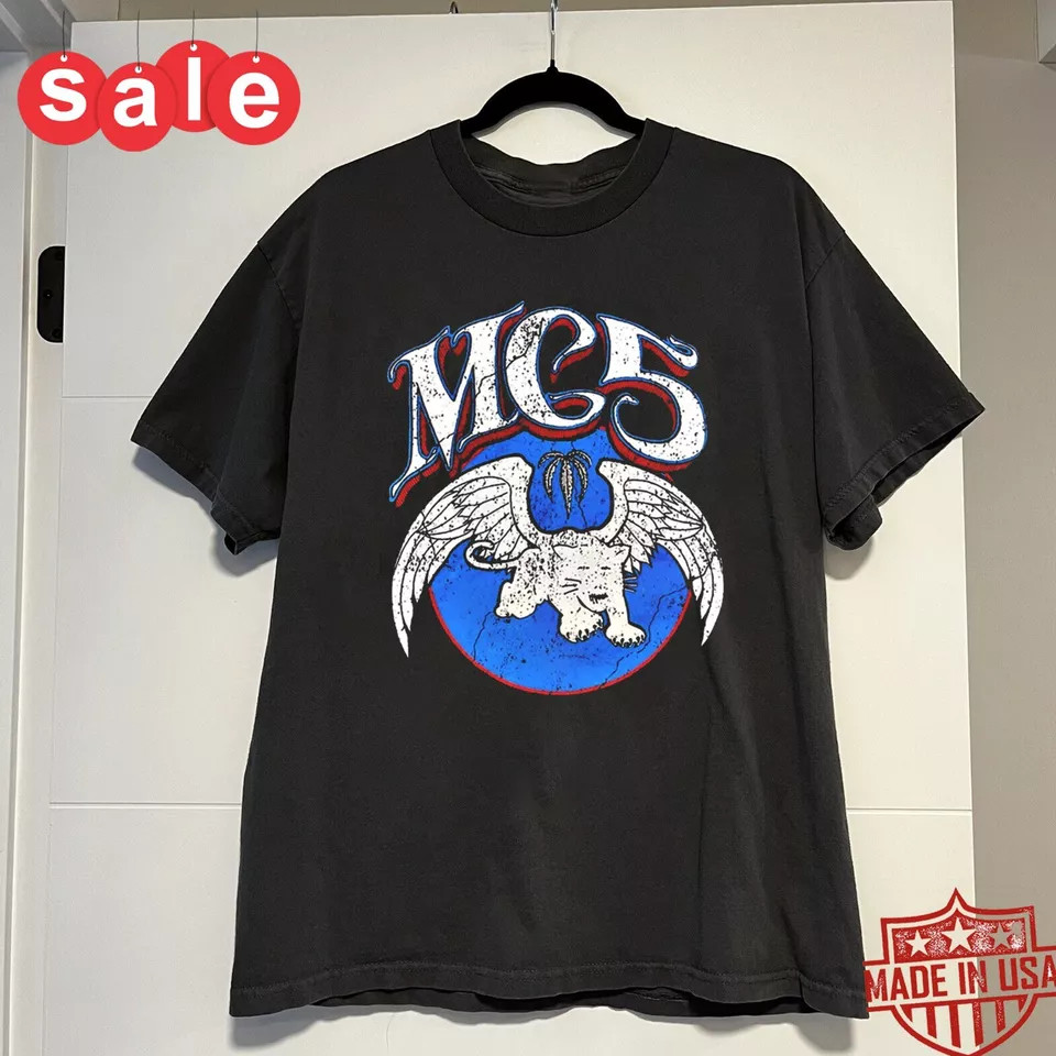Mc5 Rock Band Black Gift For Fan T Shirt Full Size S-5XL