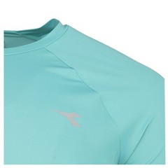 diadora Super Light Crew Neck Short Sleeve Athletic T-Shirt Mens Blue Casual Top