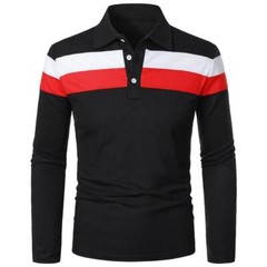 Camisa De Manga Larga Moda Casual Primavera Otoño Camiseta Estampado Para Hombre