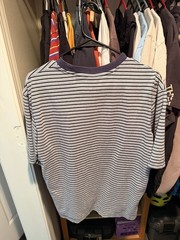 The North Face Blue Striped Tshirt Men’s Small