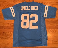 Headgear Classics Napoleon Dynamite Uncle Rico Jersey L 2004 Blue #82 Jon Gries