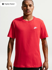 Nike Men’s Sportswear Club T-Shirt Crewneck Black NWT AR4997-014 Sz S/M/L/XL/XXL