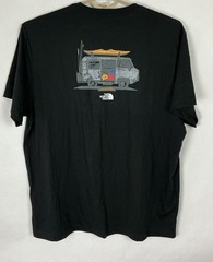 The North Face Men’s Crewneck Black TShirt Size XXL Retro Van Kayak 52×32” New