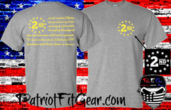 T-shirt,A Well Regulated Militia,The 2nd Amendment,Molon Labe,Gun Rights,DTOM