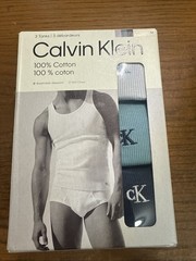 Calvin Klein Cotton RIB (MED) NB4036-313 MULTI COLOR TANK TOPS 3 PACK