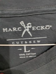 Marc Ecko Cut & Sew Men’s L Black Skull Graphic Crew Neck Short Sleeve T-Shirt