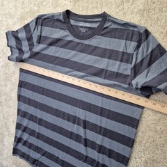 Taylor Stitch Cotton Hemp T Shirt Mens 44 XL Blue Outdoor Coastal Beach Hippie