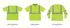 Ergodyne GloWear Hi-Vis Safety Shirt ANSI 107 Lime – Pick Style/Size