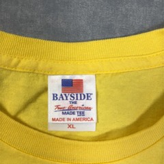 Bayside Shirt Mens XL Yellow IBEW Local 11 May Day BBQ Cornhole Graphic Tee