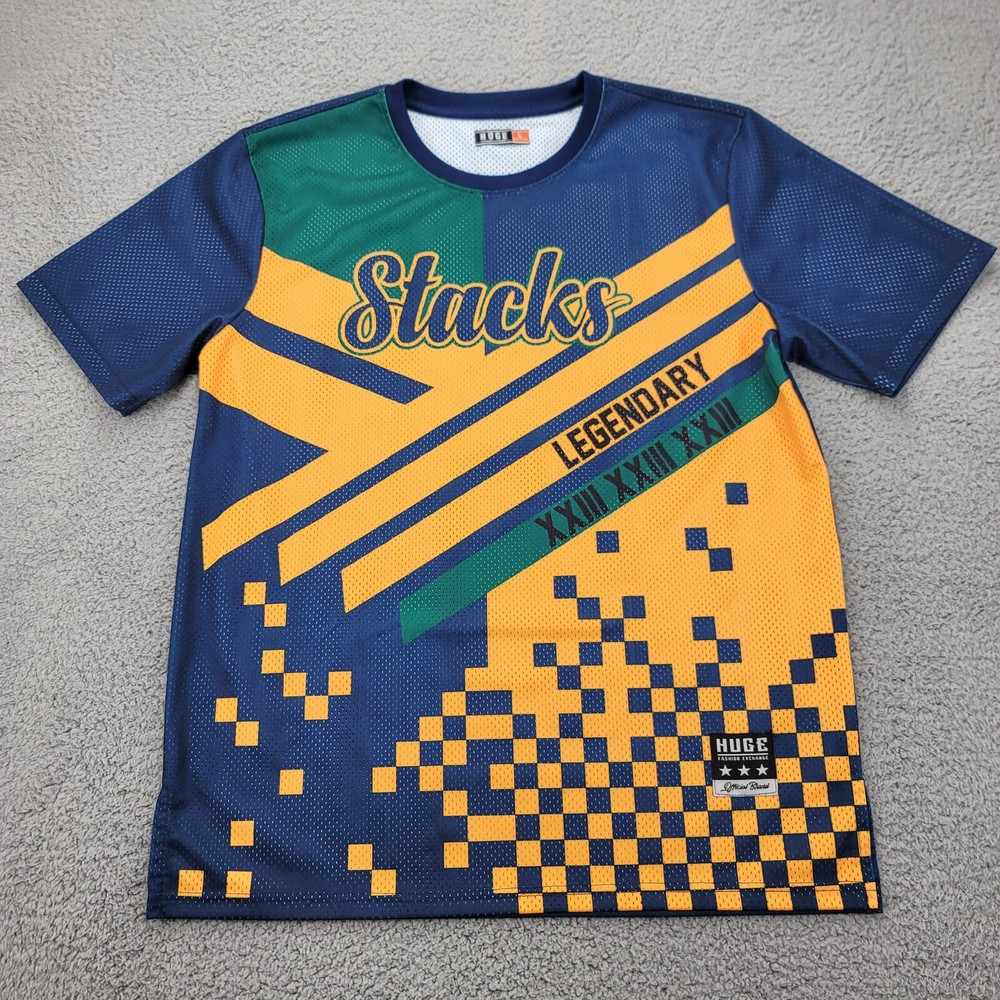 Huge Fashion Exchange Shirt Mens Large Blue Jersey Shirt