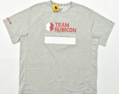 Carhartt Force Mens 2XL Gray Team Rubicon Disaster Response Short Sleeve Graphic