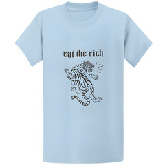 Gildan 5000 Eat The Rich Political T-Shirt – Progressive Social Justice Gift Tee