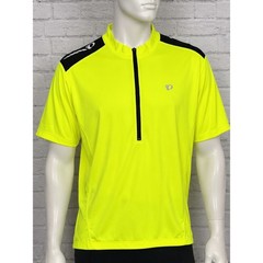 Pearl Izumi Elite Select Cycling Jersey XL Neon Yellow 1/2 Zip Bike Shirt