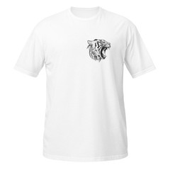 T-shirt manica corta unisex con stampa tigre