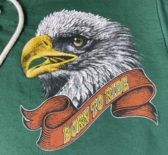 Vintage 1998 Bike Week long-sleeve lace-up Sweatshirt Born To Ride