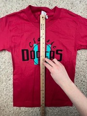 VTG Dockers T Shirt USA Cotton Red “classic Dockers Trademark” Size Medium
