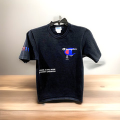 Champion “It Takes Little More” T Shirt Rochester, NY BLACK Logo LATITUDE SMALL