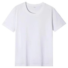 Men’s 100% Cotton Solid T-Shirts, Short Sleeve, White Black Fashion Trend